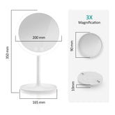 emke led cosmetic mirror 3x magnification